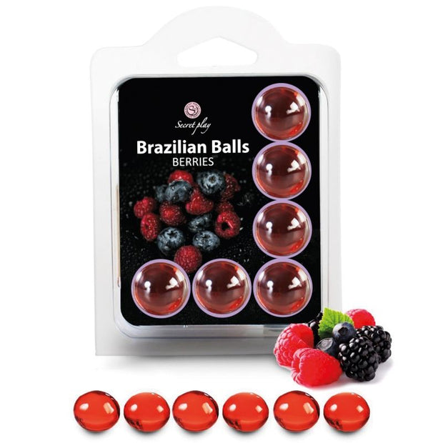 SecretPlay Palline Brasiliane Frutti di Bosco Lubrificante Solubile