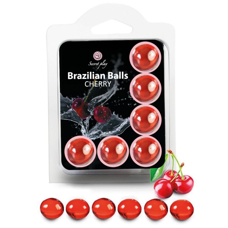 SecretPlay Palline Brasiliane Ciliegia Lubrificante Intimo