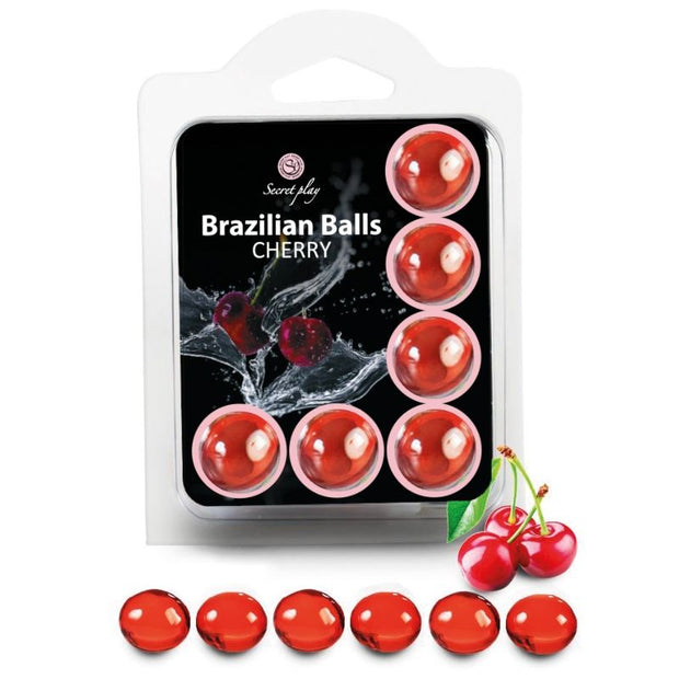 SecretPlay Palline Brasiliane Ciliegia Lubrificante Intimo