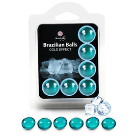 SecretPlay Set 6 Palline Brasiliane Effetto Freddo Premium