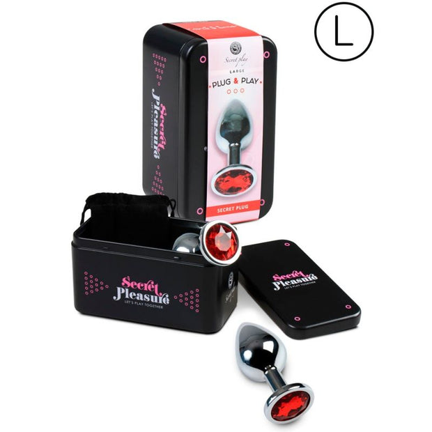 Secretplay - Plug Anale Taglia L Rosso
