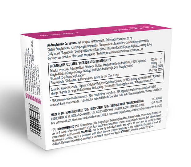 Andropharma - Trattamento Della Curvatura Di Peyronie