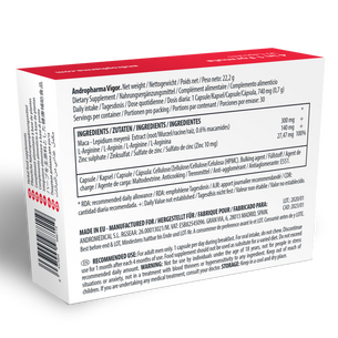 ANDROPHARMA VIGOR - INTEGRATORE PER IL POTENZIAMENTO DELLA LIBIDO