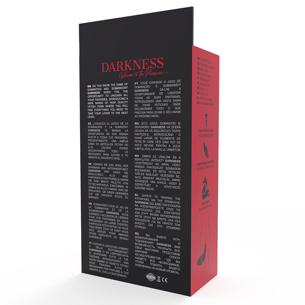Darkness - Plug Anale In Silicone Con Coda Bianca
