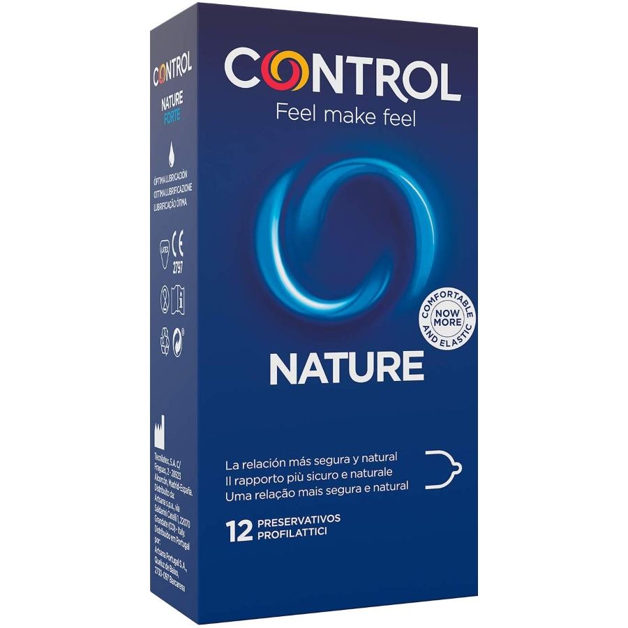 Control Adapta Nature Preservativi in Lattice Naturale 12 Pezzi