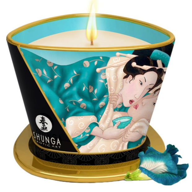 Shunga Candela da Massaggio Island Blossoms 170ml Premium