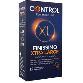 Control Finissimo XL Preservativi Extra Large Premium 12 Pz
