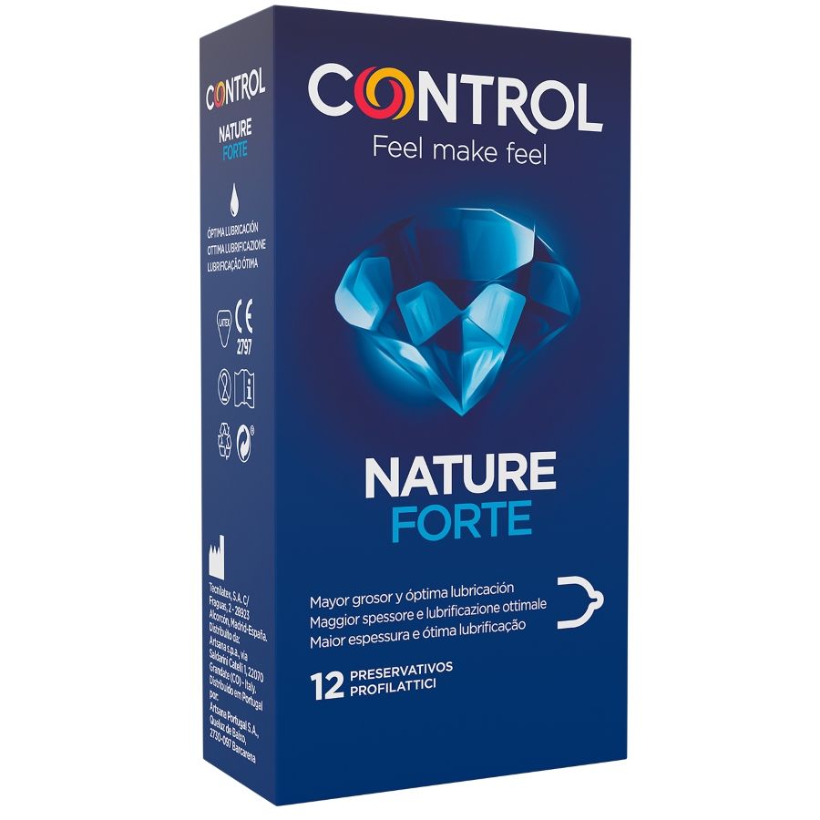 Control Forte Preservativi Extra Resistenti - 12 Pezzi