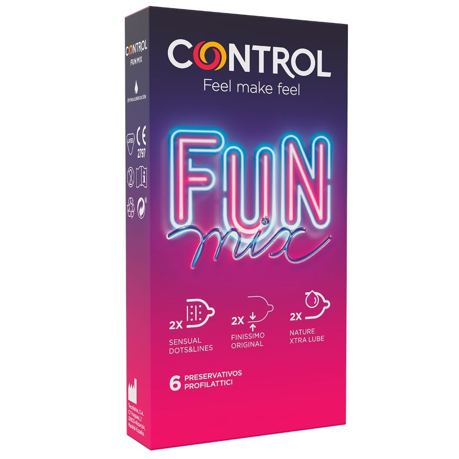 Control Sentiti Divertimento Mix Preservativi Assortiti 6pz