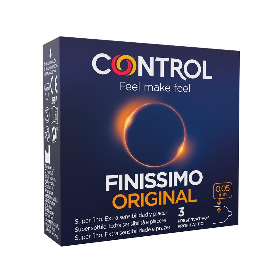 Control Finissimo Preservativi Ultra Sottili - Confezione 3 Pezzi