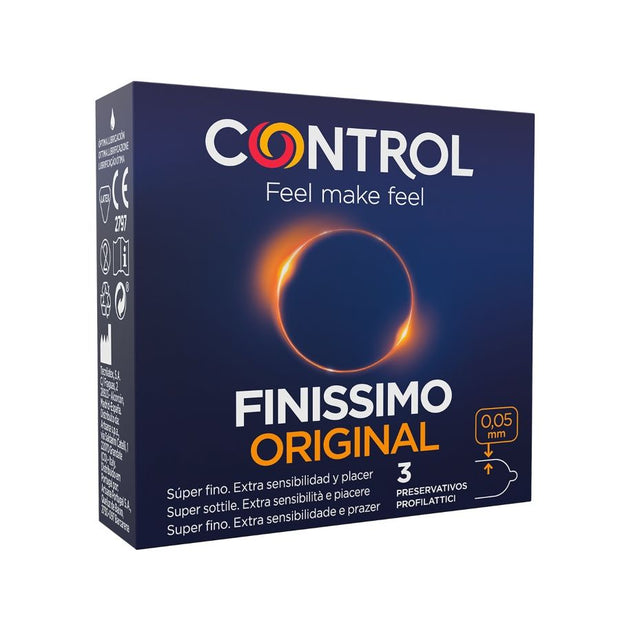 Control Finissimo Preservativi Ultra Sottili - Confezione 3 Pezzi