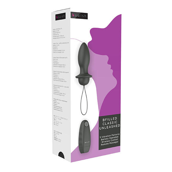 B Swish - Bfilled Classic Vibrante Plug Nero