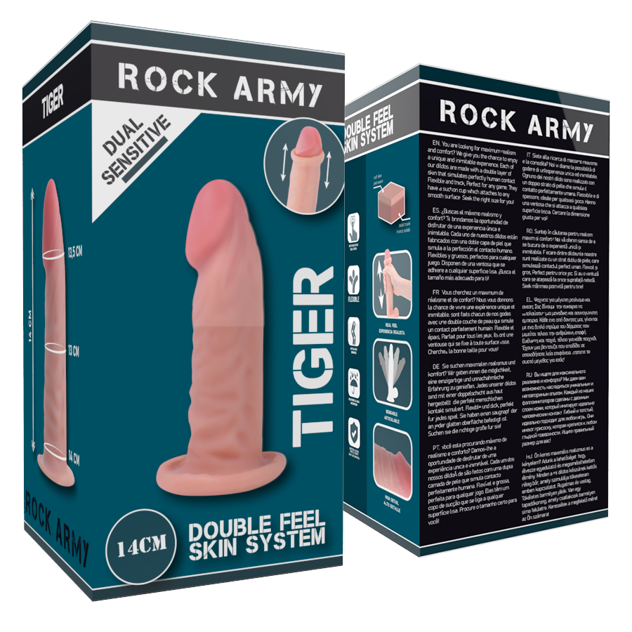 Rockarmy - Tigre A Doppia Densità 14 Cm -O- 4,46 Cm