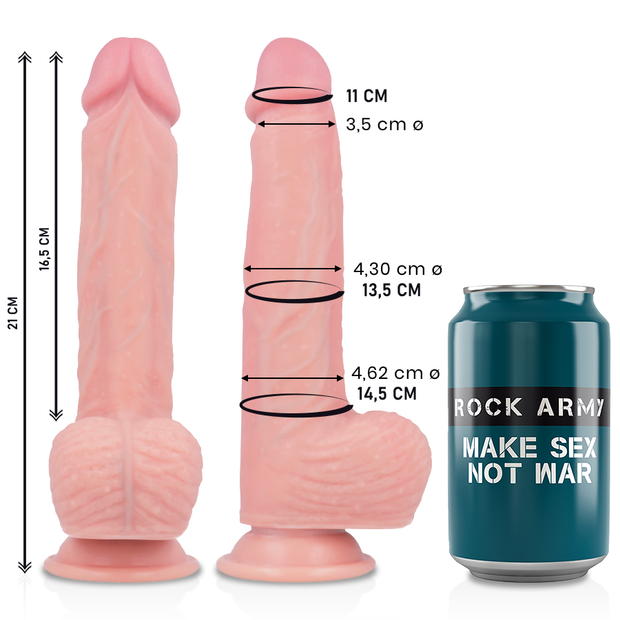 Rockarmy - Silicone Liquido Premium Spitfire Realistico 21 Cm -O- 4,62 Cm