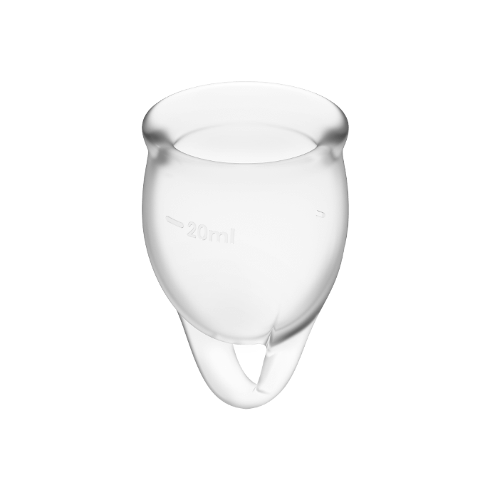 Satisfyer Feel Confident Coppa Mestruale Trasparente 15+20ml - immagine 3