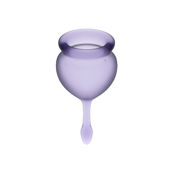Satisfyer Feel Good Coppa Mestruale Viola 15+20ml Body-Safe - immagine 3