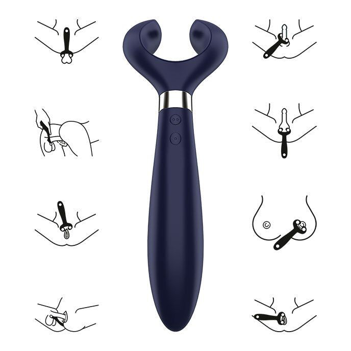 SATISFYER - DIVERTIMENTO INFINITO MULTI VIBRATOR 3 NERO