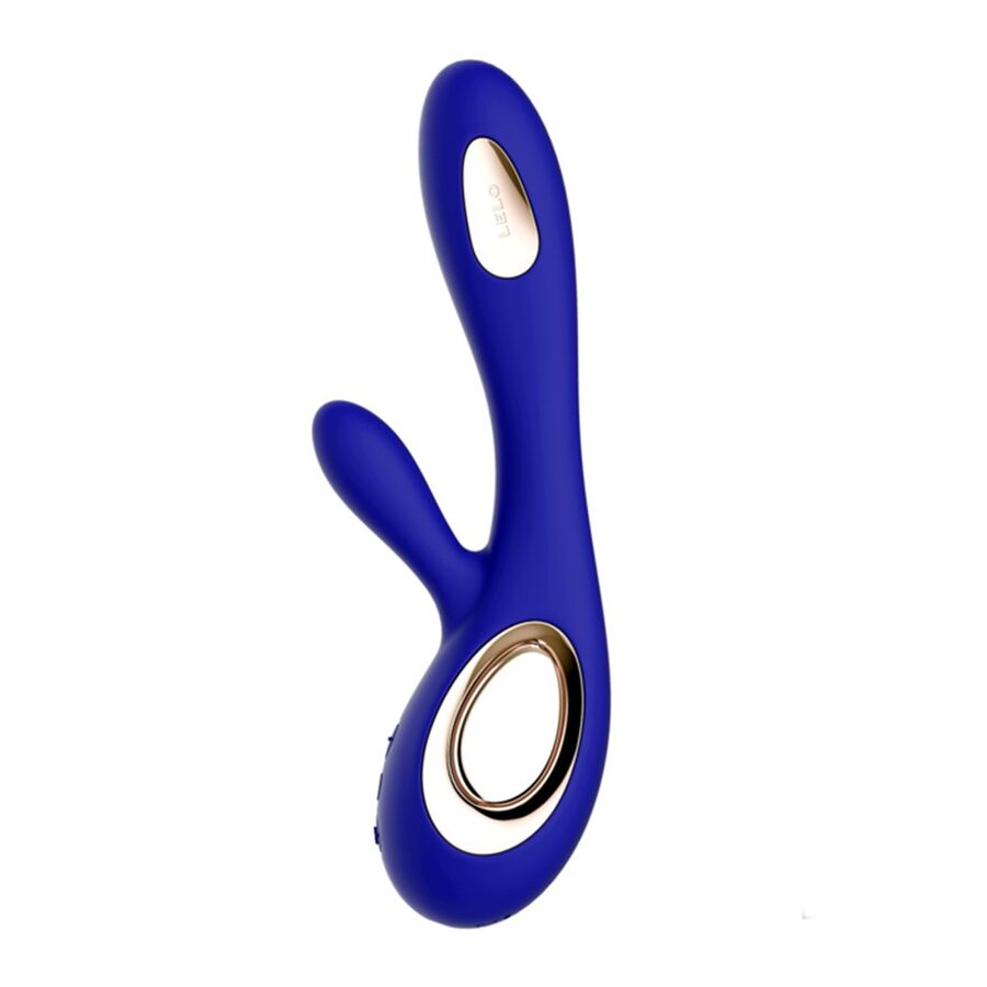 LELO Soraya Wave Vibratore Doppio Premium in Silicone Blu - immagine 2