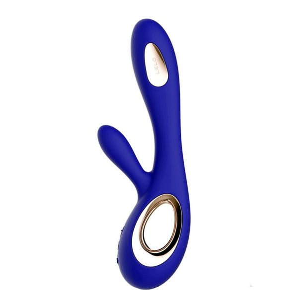 LELO Soraya Wave Vibratore Doppio Premium in Silicone Blu - immagine 2