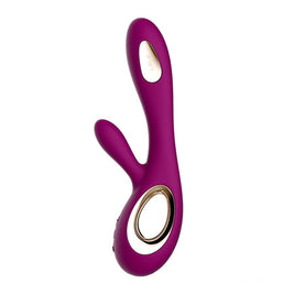 LELO Soraya Wave Rabbit Vibratore Premium in Silicone Deep Rose - immagine 2