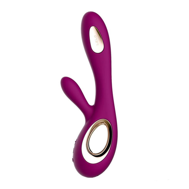 LELO Soraya Wave Rabbit Vibratore Premium in Silicone Deep Rose - immagine 2