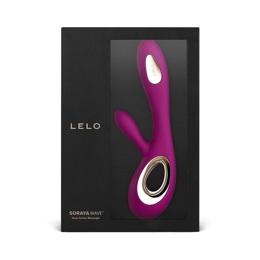 LELO Soraya Wave Rabbit Vibratore Premium in Silicone Deep Rose - immagine 4
