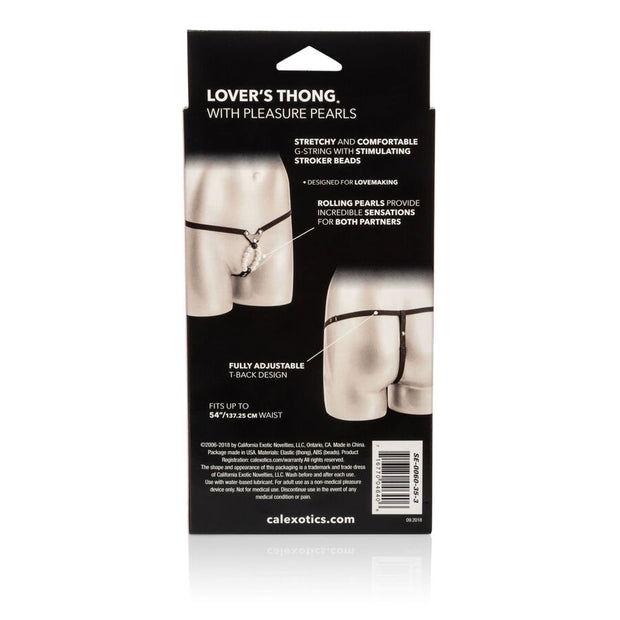 Calexotics Lovers Perizoma con Perle Pleasure Body-Safe - immagine 2