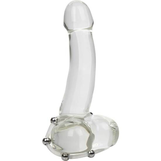 Calexotics - Anello In Silicone Con Perline In Acciaio Xl