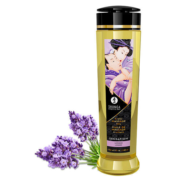 Shunga Olio da Massaggio Sensazionale 240ml - Benessere Intimo