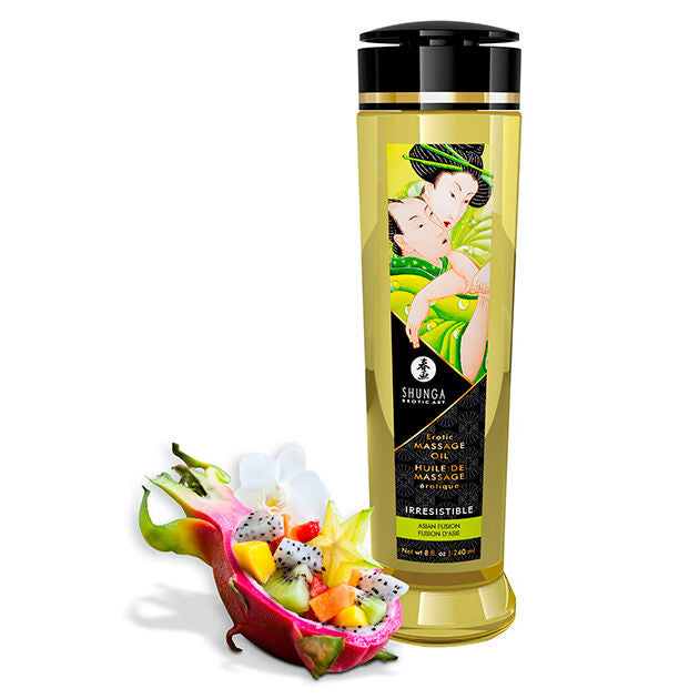 Shunga Olio da Massaggio Irresistibile 240ml Premium Body-Safe