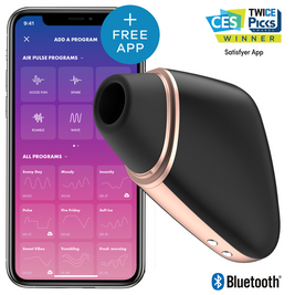 Satisfyer Love Triangle Vibratore Smart con App Nero Premium