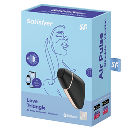 SATISFYER - STIMOLATORE E VIBRATORE TRIANGOLO LOVE BIANCO