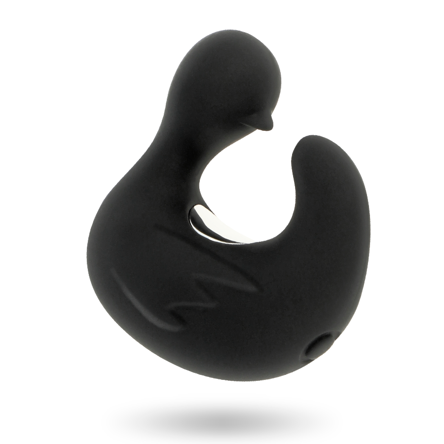 Black&Silver Duckymania Vibratore da Dito in Silicone Ricaricabile - immagine 5