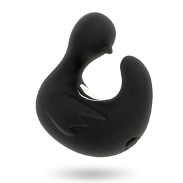 Black&Silver Duckymania Vibratore da Dito in Silicone Ricaricabile - immagine 5