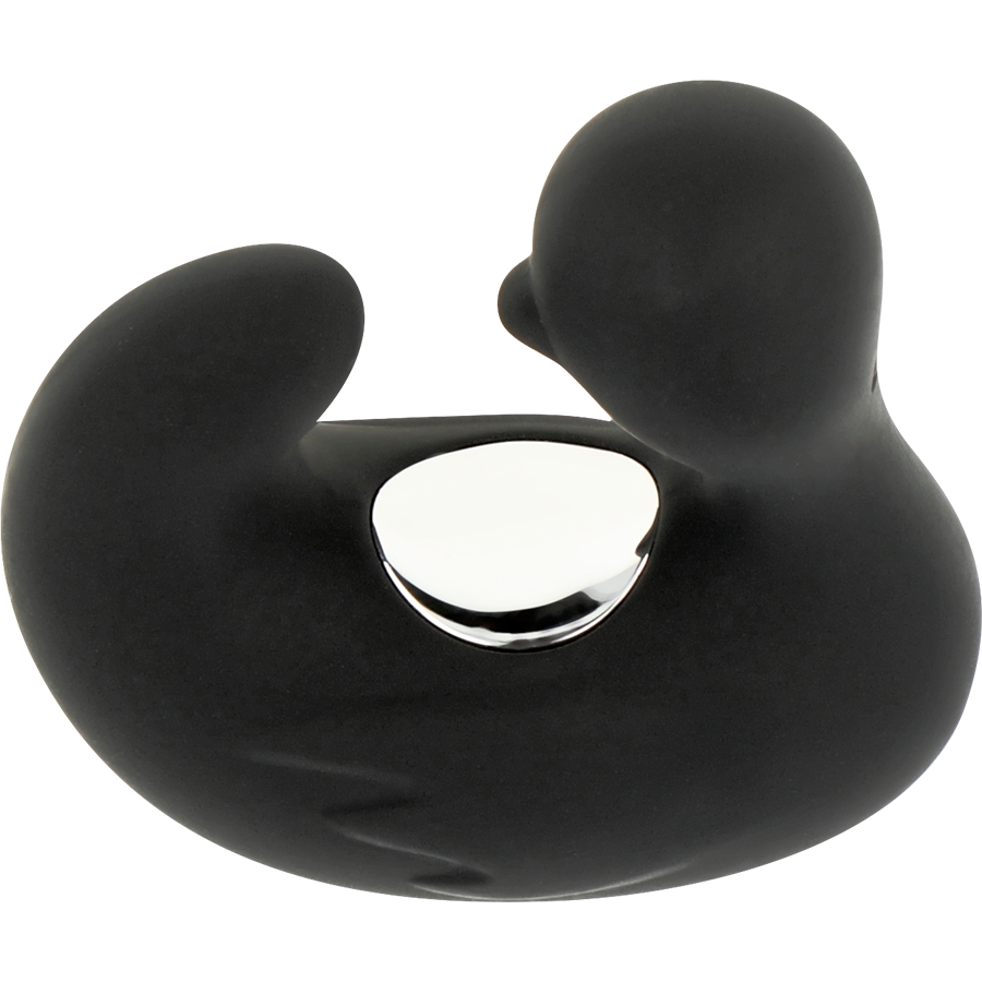 Black&Silver Duckymania Vibratore da Dito in Silicone Ricaricabile - immagine 6