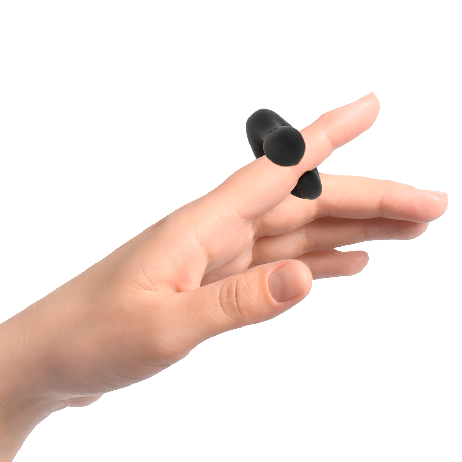 Black&Silver Duckymania Vibratore da Dito in Silicone Ricaricabile - immagine 3