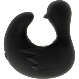 Black&Silver Duckymania Vibratore da Dito in Silicone Ricaricabile - immagine 4