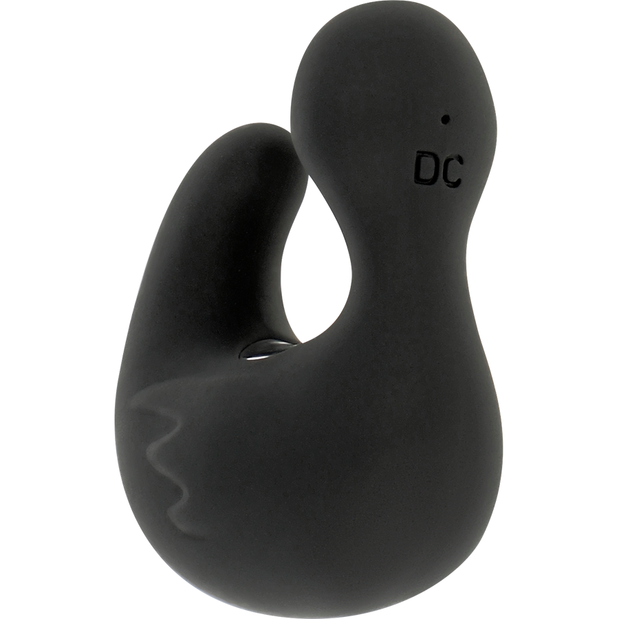 Black&Silver Duckymania Vibratore da Dito in Silicone Ricaricabile - immagine 7
