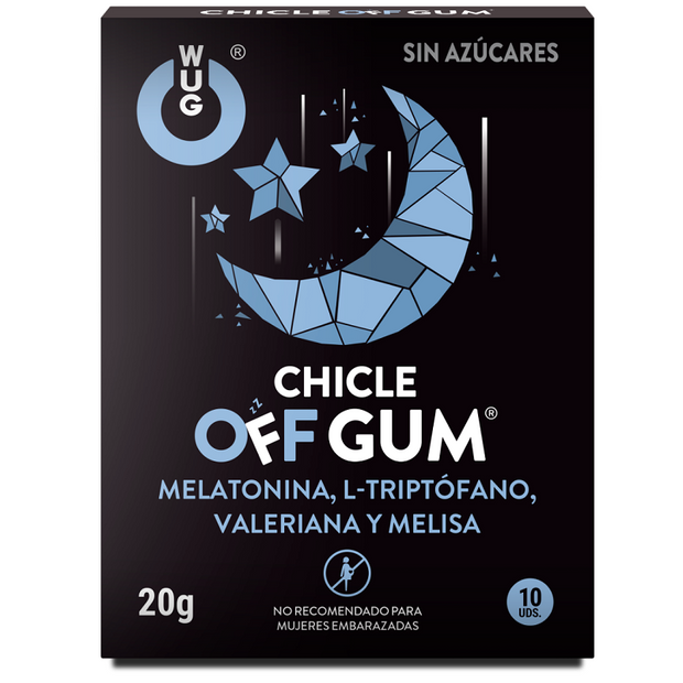 Wug Gum - Senza Valeriana, Triptofano, Melissa E Melatonina 10 Unità