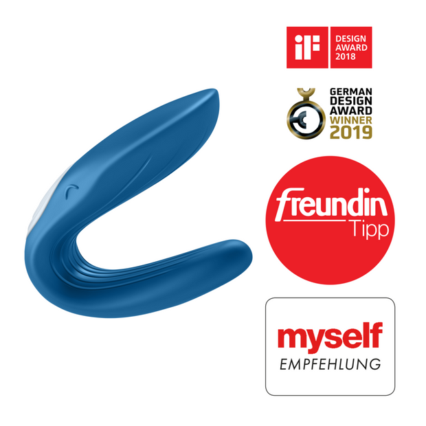Satisfyer - Giocattolo Per Partner Vibratore A Forma Di Balena Che Stimola Entrambi I Partner Edizione 2020