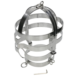 Metal Hard - Maschera Con Collana In Acciaio