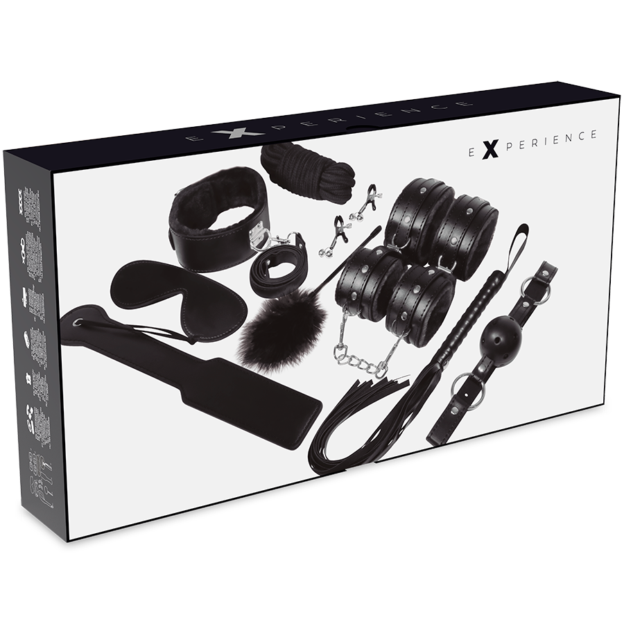 Set Intimo EXPERIENCE in Ecopelle Nero - Premium Wellness