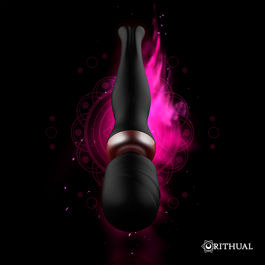 Rithual Akasha 2.0 Bacchetta Vibrante Ricaricabile Premium Nera - immagine 7