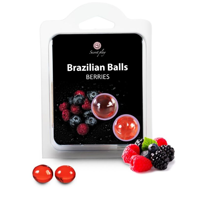 SecretPlay Sfere Brasiliane con Lubrificante Naturale 2pz