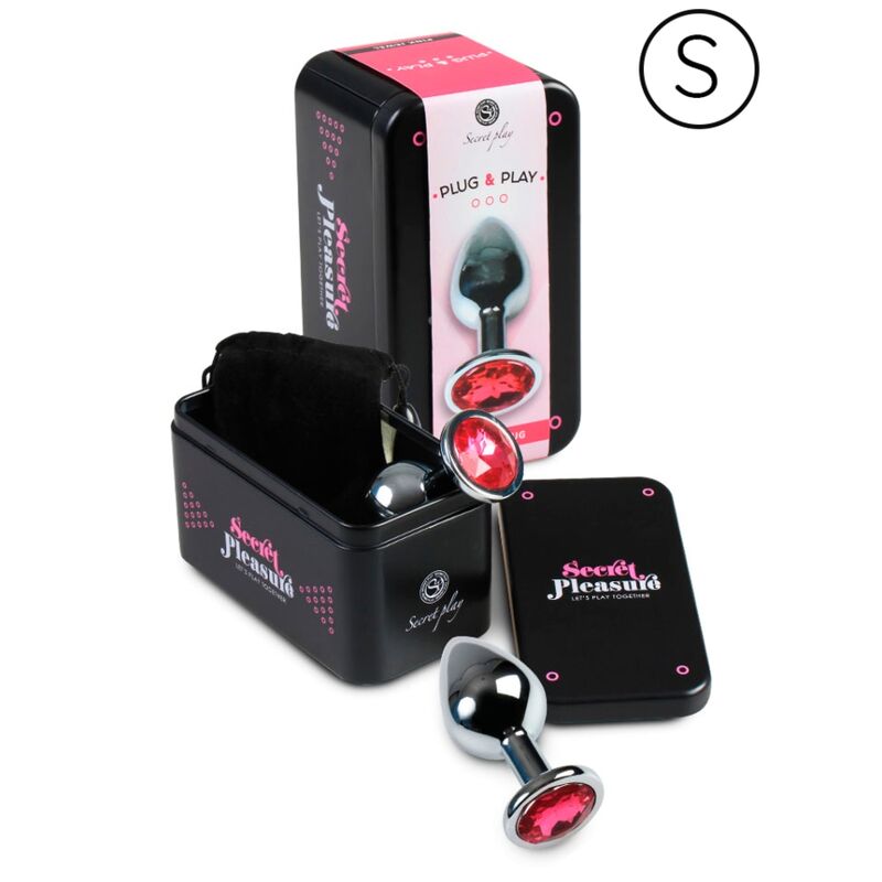 Secretplay - Plug Anale Alluminio Fucsia 7 Cm