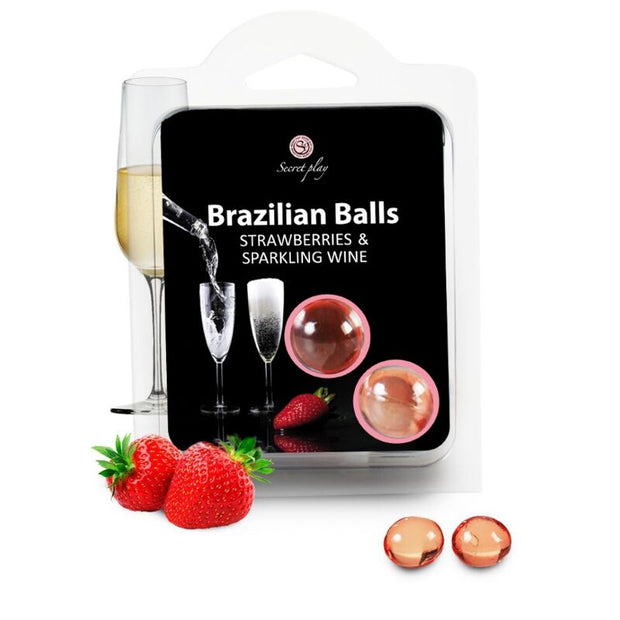 SecretPlay Set Palline Effervescenti Fragola e Champagne | Wellness Intimo - immagine 2