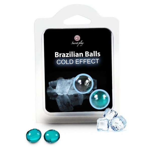 SecretPlay Palline Brasiliane Effetto Freddo Body-Safe 2 Unità