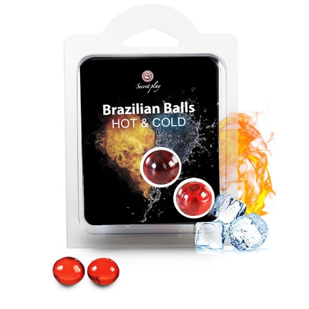 SecretPlay Palline Brasiliane Effetto Caldo e Freddo 2 Unità