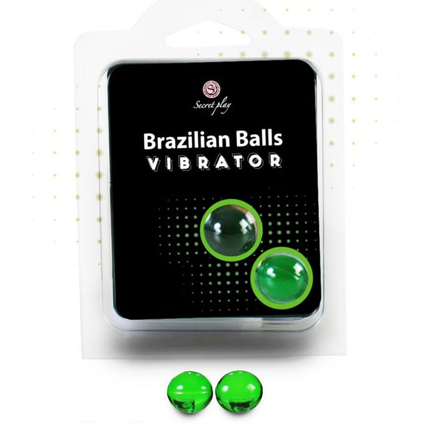 SecretPlay Set 2 Palline Brasiliane Shock Lubrificanti Wellness