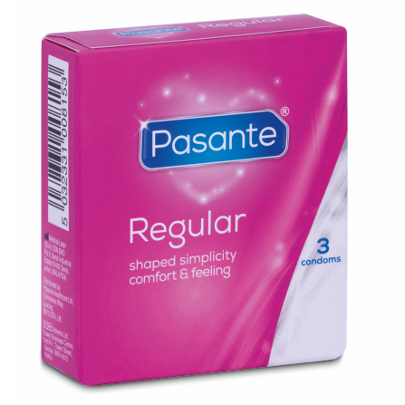 Pasante Preservativi Gamma Regolare Natural - Confezione 3 Pezzi